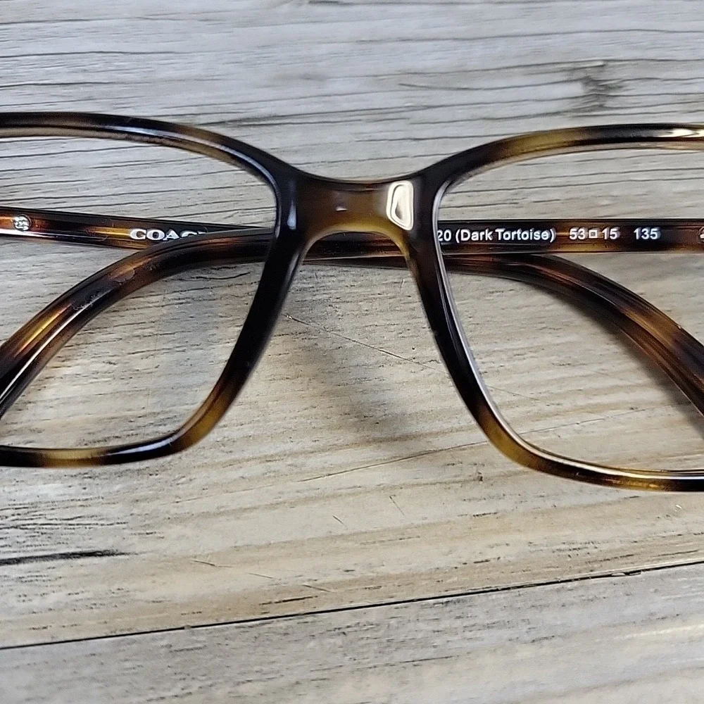Coach HC 6077 5120 Dark Tortoise Eyeglasses‎ Frames 53-15-135 Full Rim